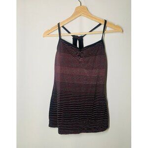 Lucy Black & White Striped Tank Top SP